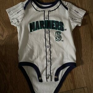 Seattle mariners mlb infant 3-6 month onesie